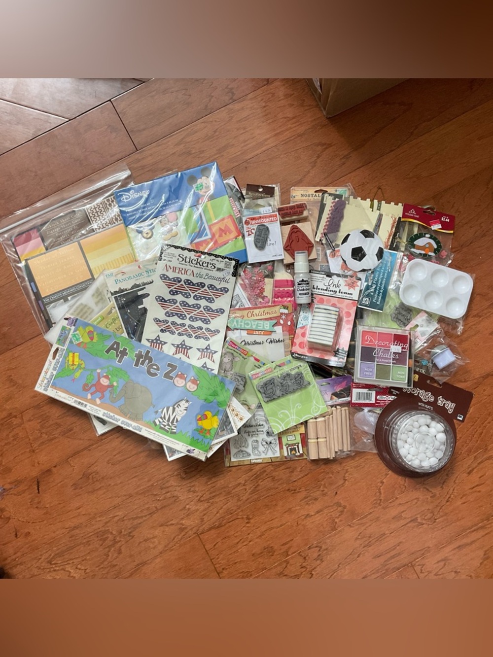 Craft Lot Scrapbooking Stamping New And Used 4+ Lb Hobby Supplies Stickers